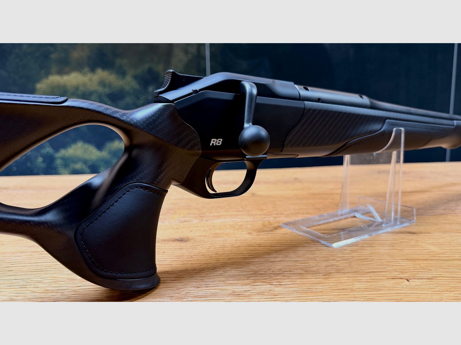 Blaser R8 Ultimate Carbon Leder Komplettwaffe / Kaliber wählbar / Logo silber / Standard Ausführung