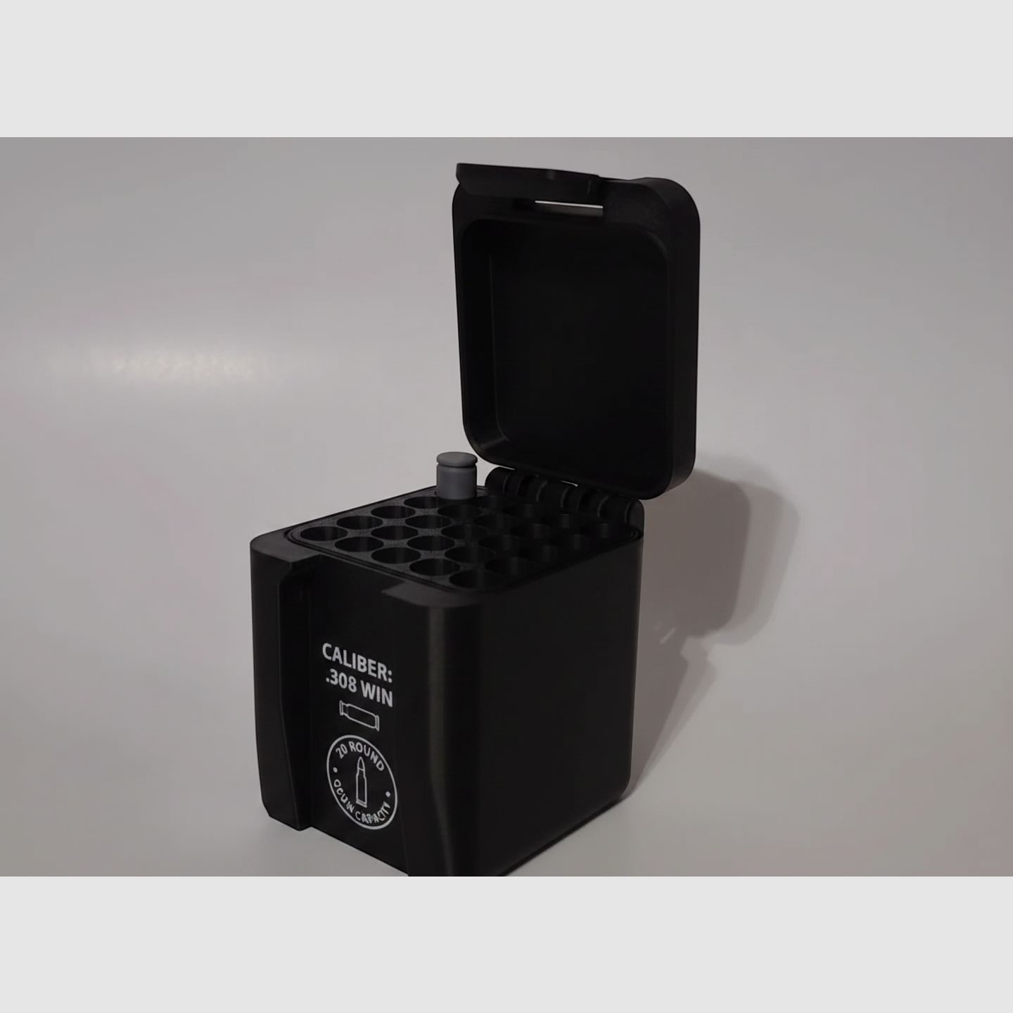 Filamelt Munitionsbox / 280 Ackley / 'Klapp- / Rastdeckel' / Patronenbox, Ammo Box
