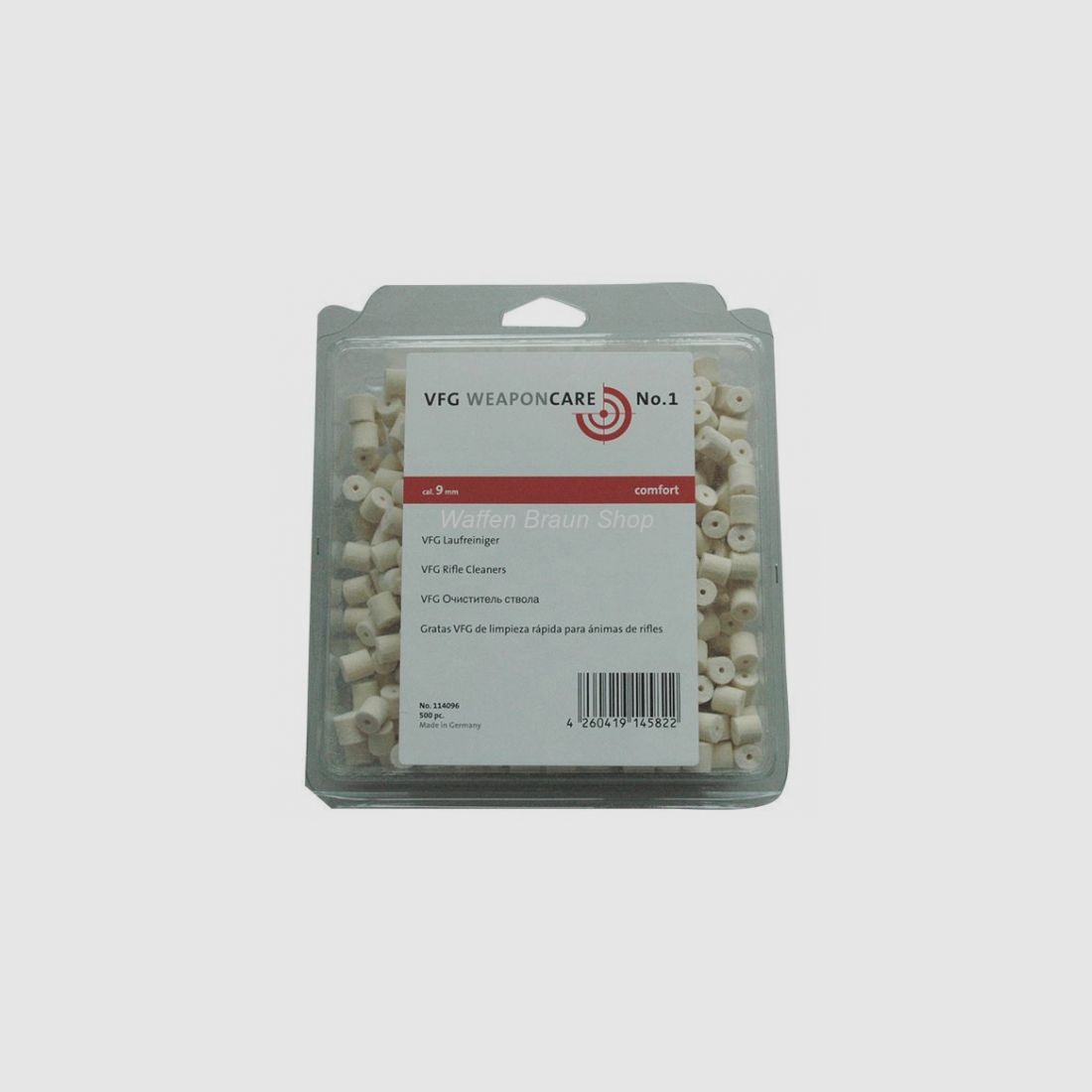 VFG-Laufreiniger, No. 114096, 9 mm / .357