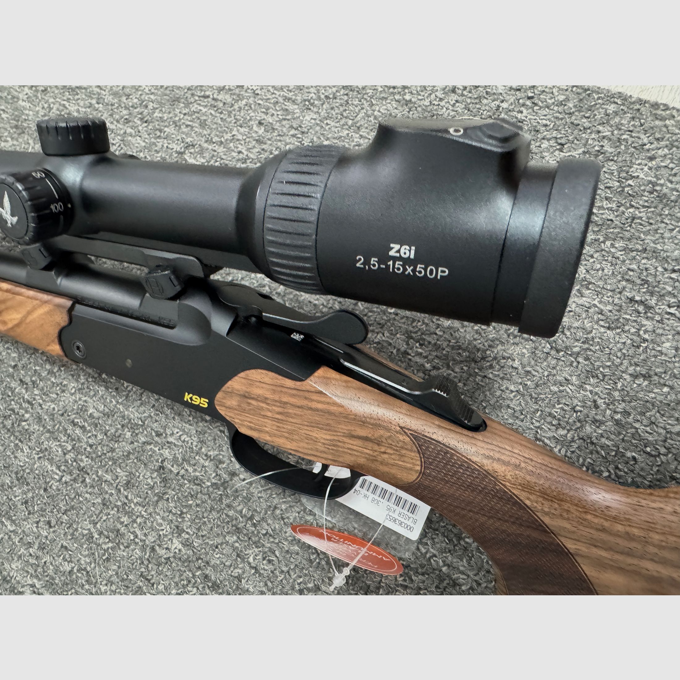 Blaser K95 - .308 - HK4 - M15x1 - Neuwaffe 2026 mit Swarovski Z6i 2,5-15x50