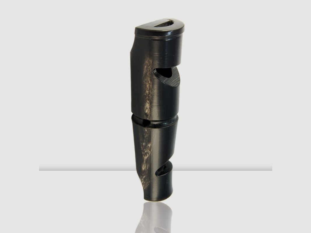 Zweifarbiger Büffelhornpfeife. 7 cm., Bild 3 von 6
