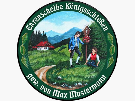 Schützenscheibe ECO-LINE Motiv 117