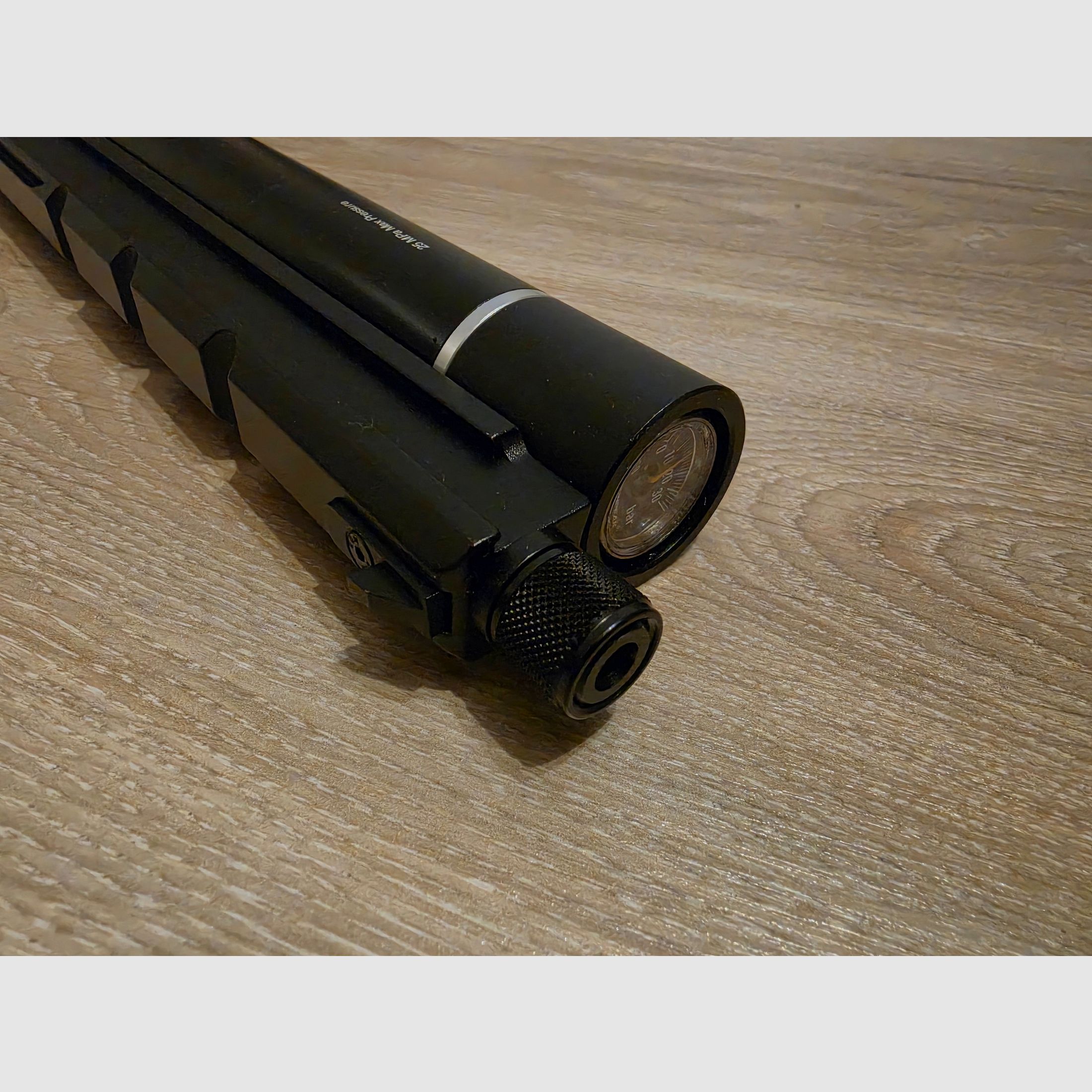 AirmaX PP700S-A PCP air pistol .177 / 4.5 mm – incl. suppressor adapter & folding stock, image 4 of 5