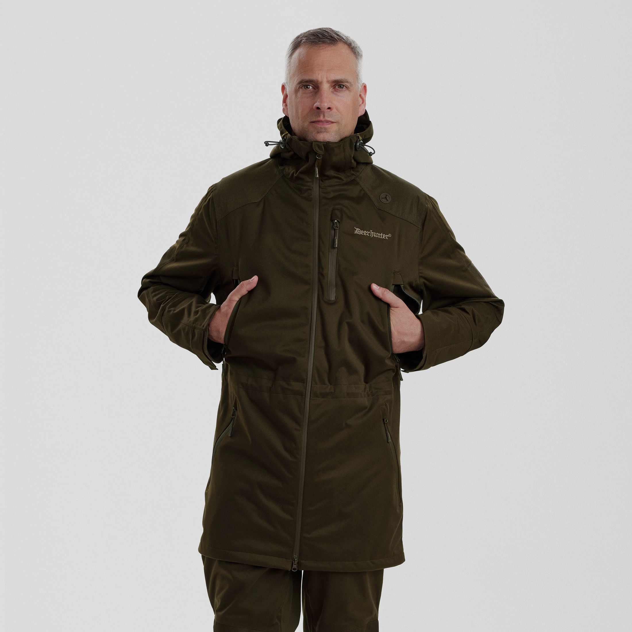 Excape Kurtka Przeciwdeszczowa - Art Green - Rozmiar: M