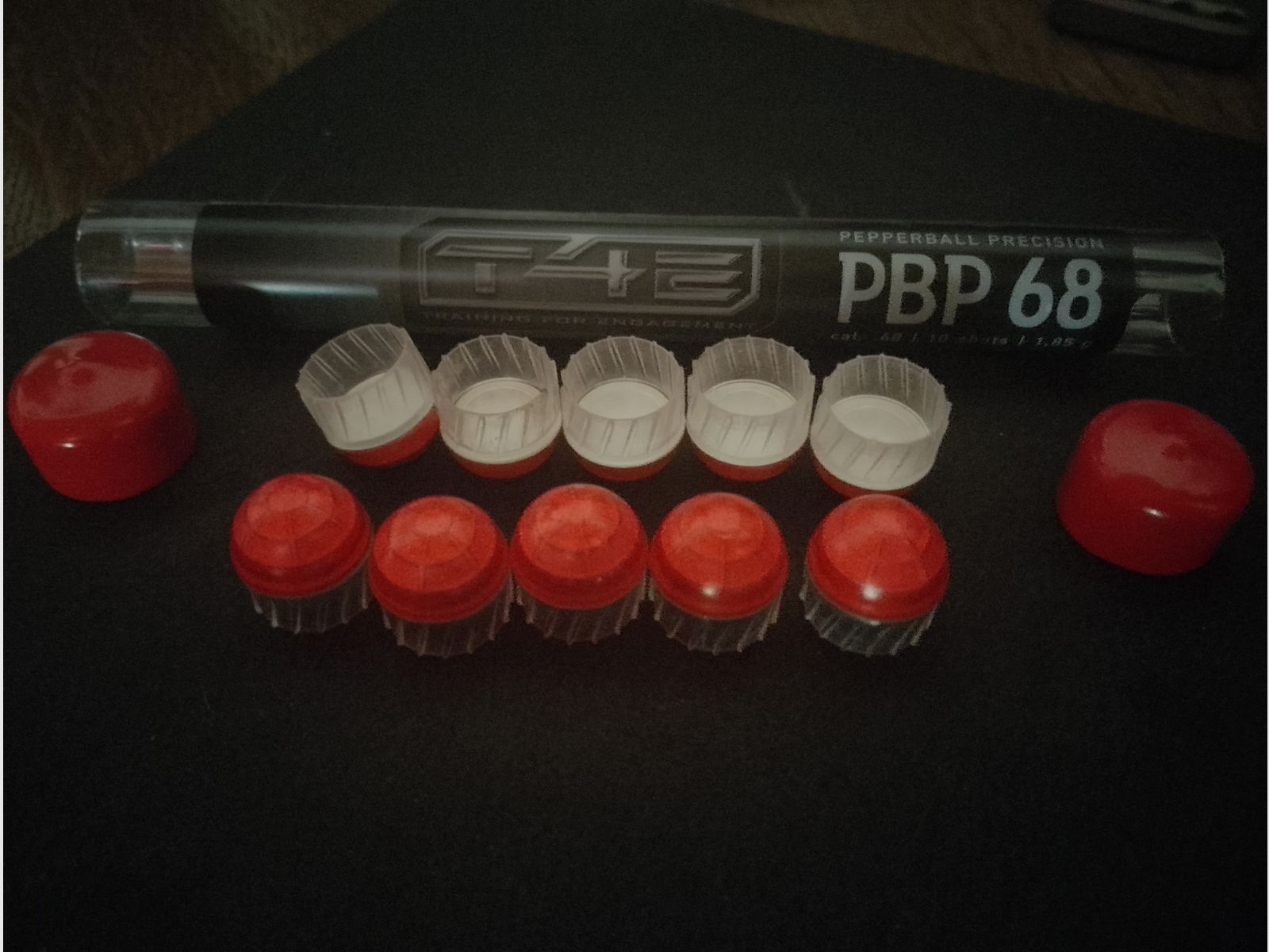 Pepperballs Precision PBP 68 T4E Pfefferbälle Cal. 68 10 Schüsse für HDR HDS neu