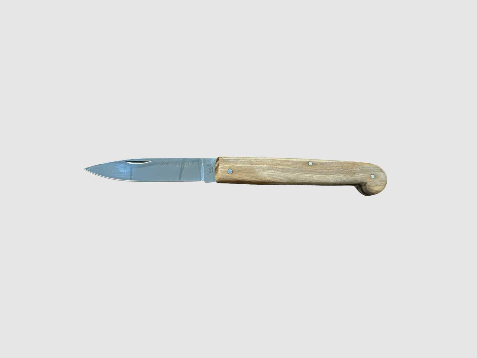 Messer – Der Caccamo mit Griffschalen in Olivenholz 19cm