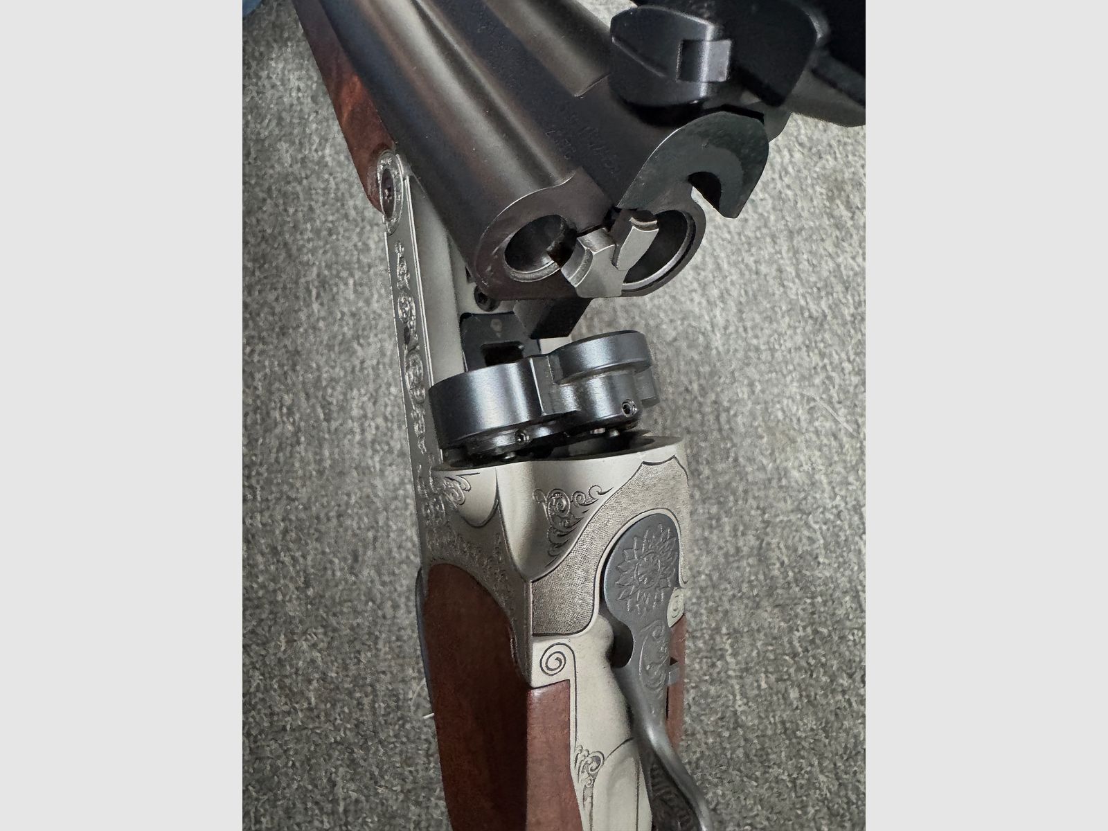 Blaser Doppelbüchsdrilling 9,3x74R & 20/76 - mit Swarovski Z6i 1-6x24 SR wie neu!