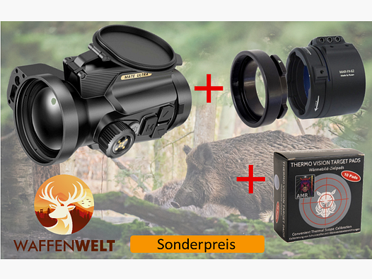 Nocpix MATE Ultra S60R w kompletnym zestawie z adapterem Rusan MAR i podkładkami celowniczymi do termowizji
