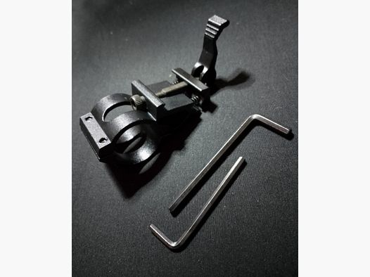 Zielfernrohr Picatinny Befestigung Montage Schnellspanner Hebel Taschenlampe 25,4mm  45° grad