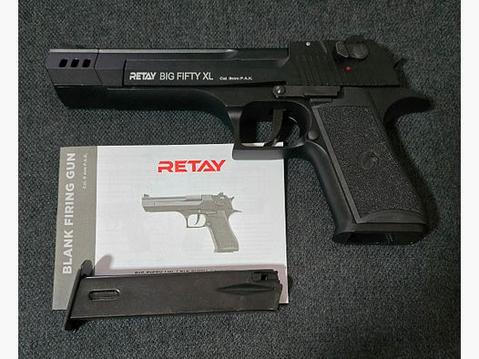Retay Big Fifty XL 9mm PAK Schreckschuss (Desert Eagle)