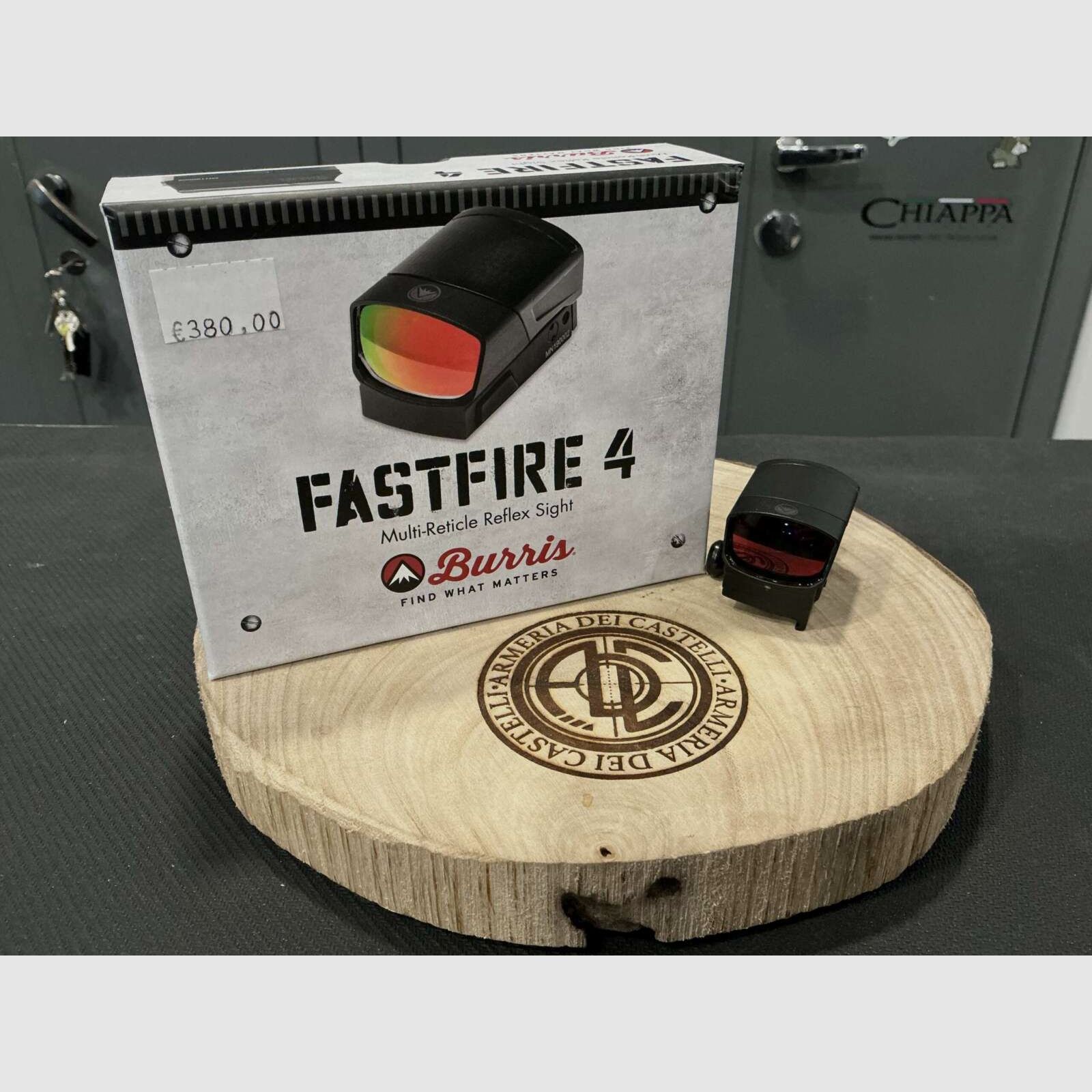 PUNTO ROSSO BURRIS FASTFIRE 4 MULTI-RETICLE REFLEXVISIER
