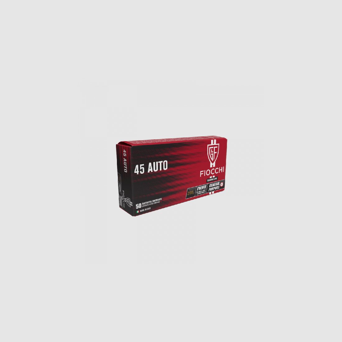 FIOCCHI .45ACP / .45 AUTO FMJ - 200GRS. - 50 PATRONEN