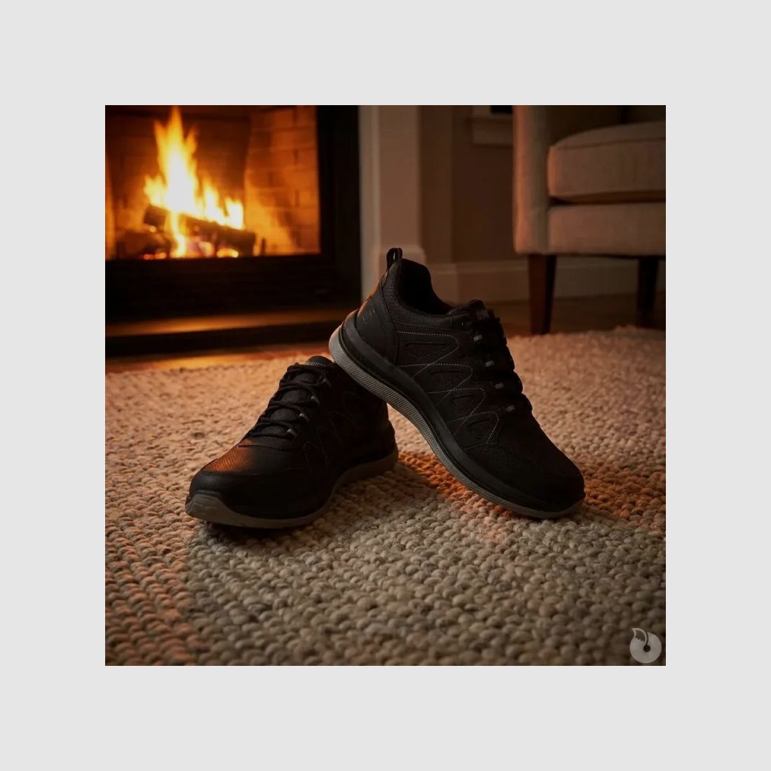 Baskets homme noires synthétiques - Confort urbain tige basse, image 5 sur 8