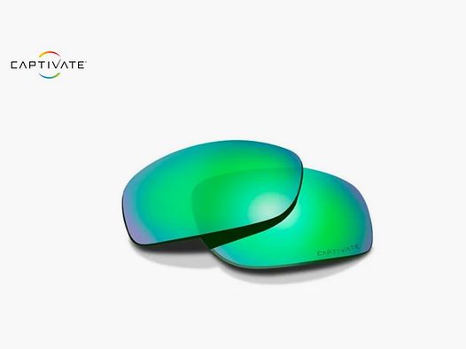 Lenzen voor Wiley X Kingpin-bril, CAPTIVATE™ Polarized Green Mirror ACKNGPGM