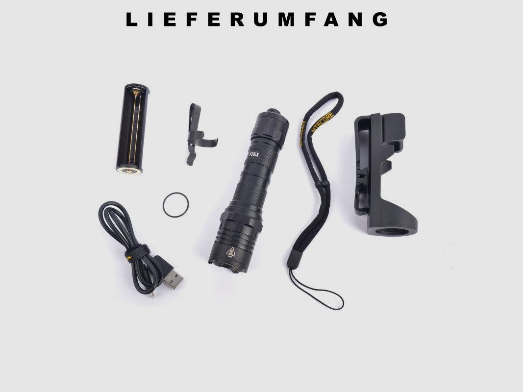 NiteCore® Flashlight P20ix incl. Battery and Holster, image 2 of 11