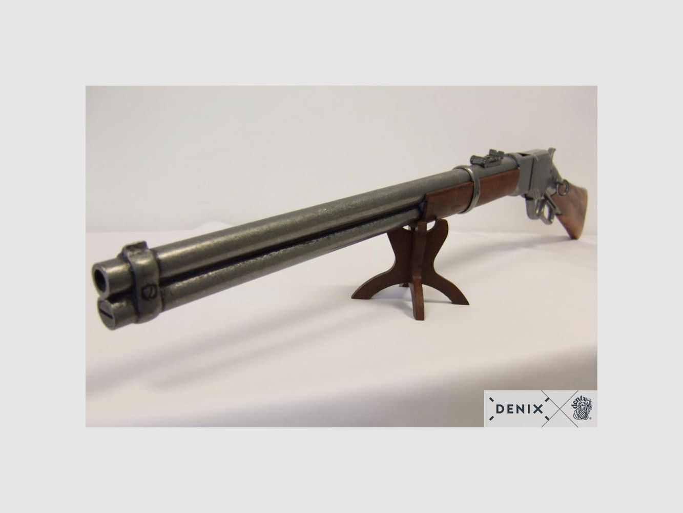 Dekorative Replik Denix Amerikanische Lever-Action-Gewehr 1866 - Metall- und Holz-Finish - Authentische Historische Sammlung, Bild 2 von 5
