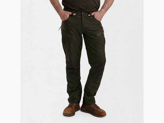 Chasse Trousers - Olive Night melange – Kleidergröße Herren: 52