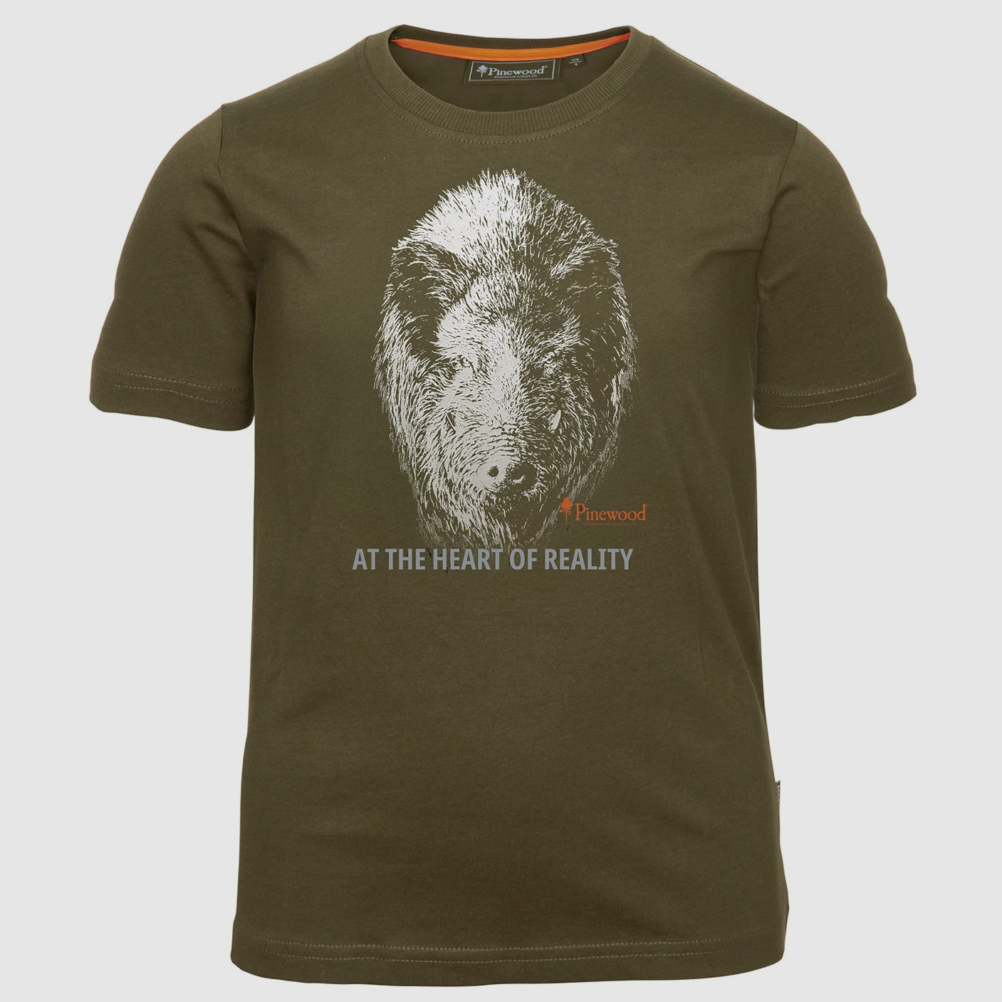 Pinewood T-Shirt Wildboar H. Olive