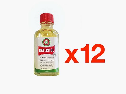 Aceite Ballistol 50 ml en caja de 12 uds.
