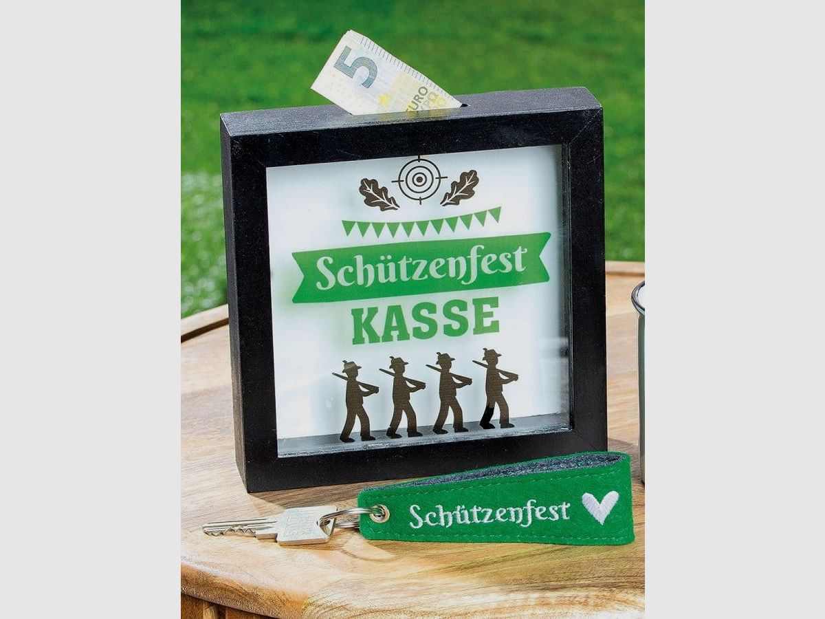 Gilde Spardose Schützenfest Glas