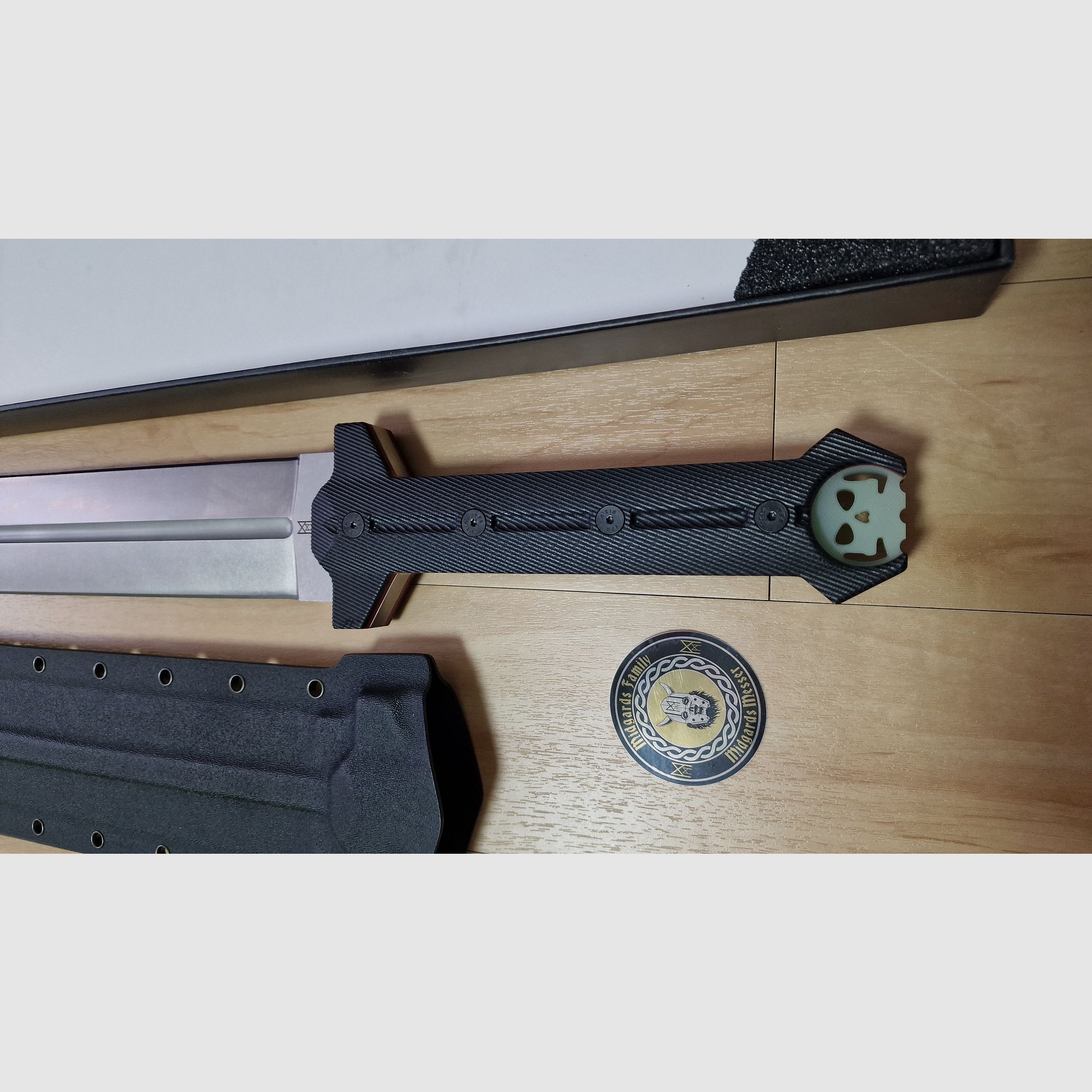 Midgards Messer Tyrfing V2 Kurz-Schwert Neu OVP 1,7 kg Sandvik Stahl