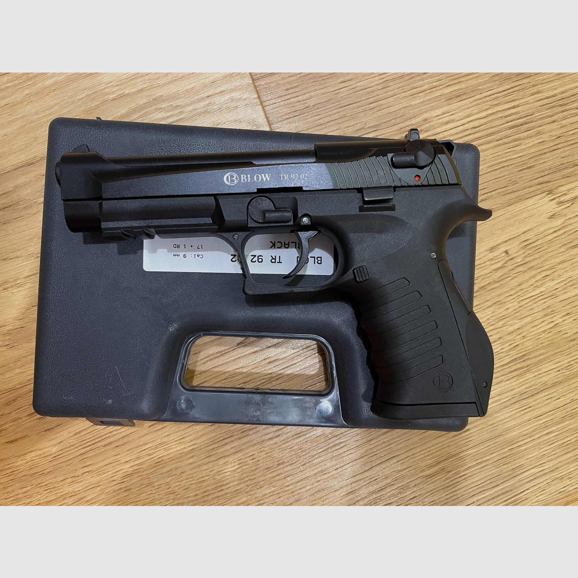 BLOW TR92-02 Black – 9 mm P.A.K. / Beretta M9A3 / M9A4 Style – Wysyłka na terenie całej UE / EU-Wide Shipping, zdjęcie 2 z 11