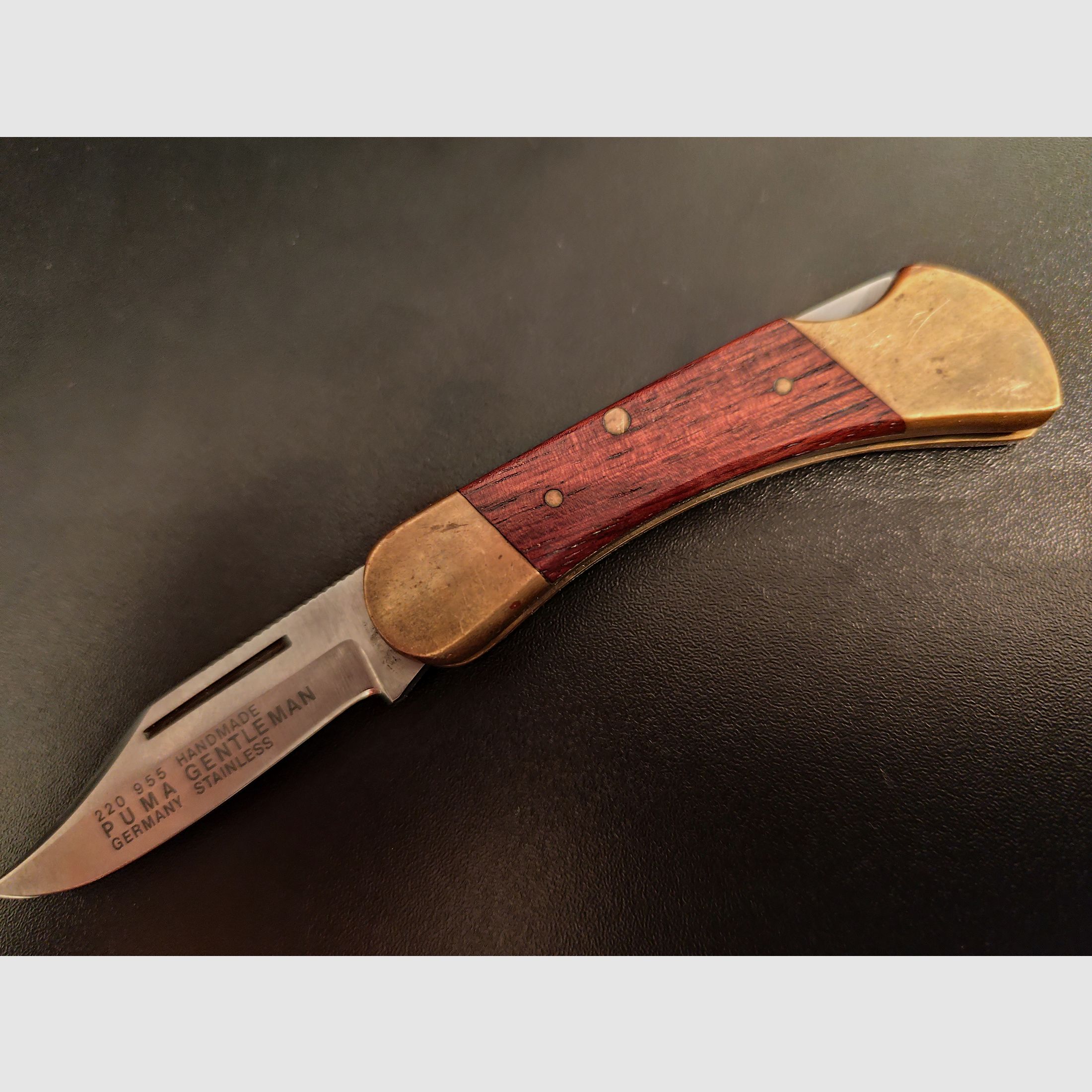 Puma Gentleman Germania Acciaio Inossidabile 220 955 Coltello Lockback 22881