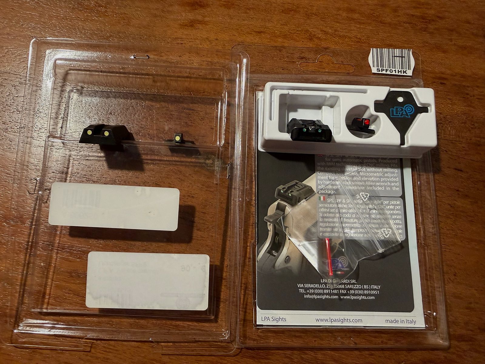 P30L mit 5 Magazinen und 2 LPA Visieren (Fiber und Luminova/Nachleuchtend)