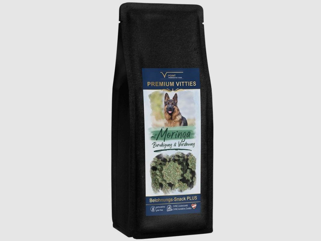 V-Point premium pet food Snack Spirulina & Moringa Premium Vitties