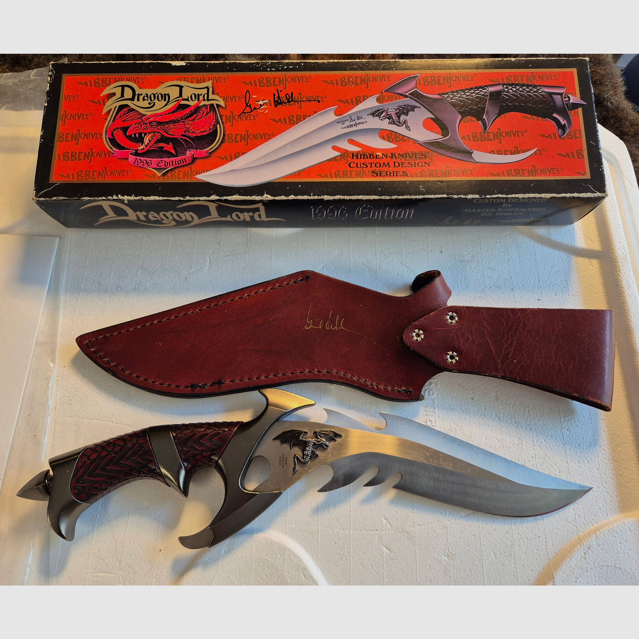Gil Hibben Dragon Lord 1996 Edition UC898-E CUSTOM DESIGN SERIES