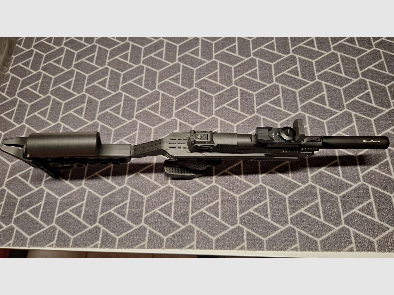 Zoraki HP01 Rechtshänder mit Reddot, Schalldämpfer und Anschlagschaft