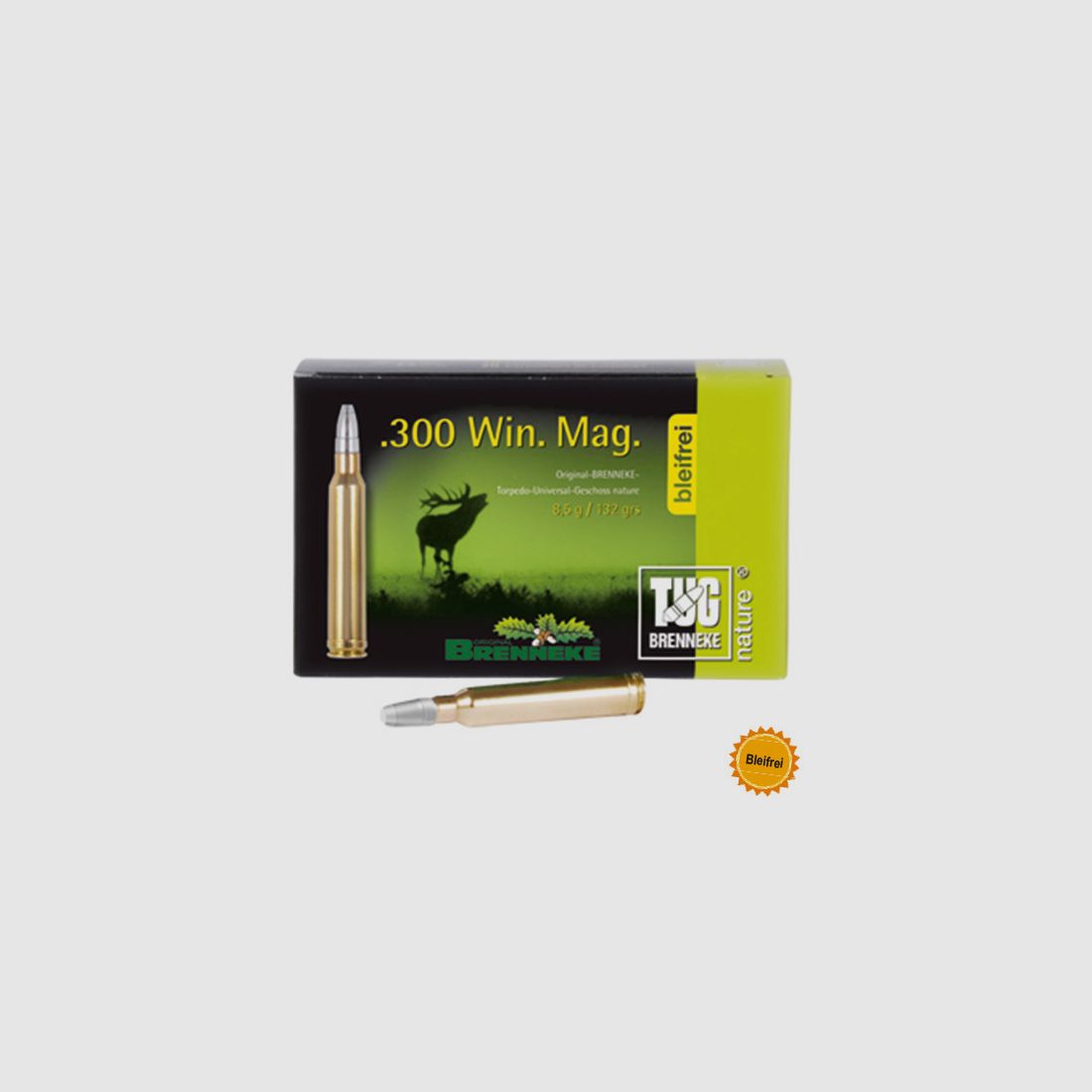Brenneke .300 Win. Mag. 147GR TUG nature+ 20 patronen