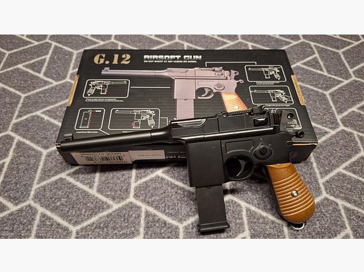 C96 / M712 Mauser Federdruck Airsoft - Neu!