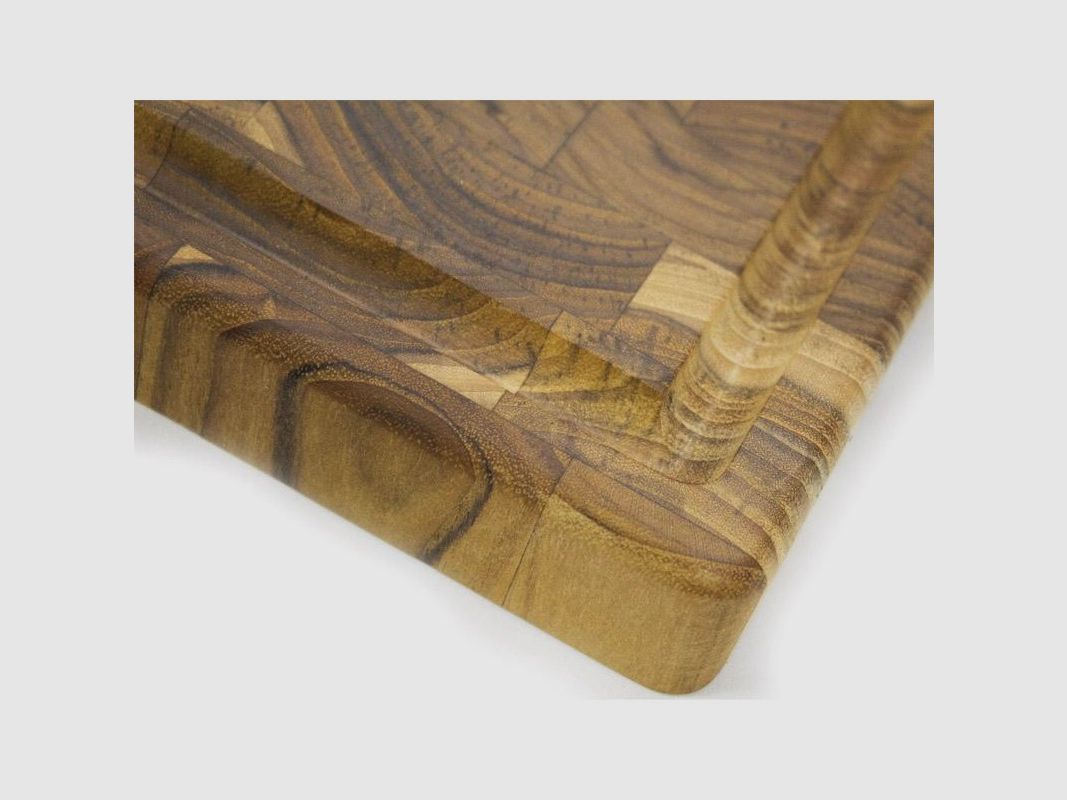 Schneidebrett Block Teak Holz endgrain Stolf supreme 58,5X38X3,2cm, Bild 2 von 3