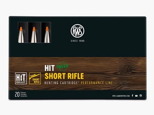 RWS 8X57 JS HIT KURZGEWEHR 160 GR