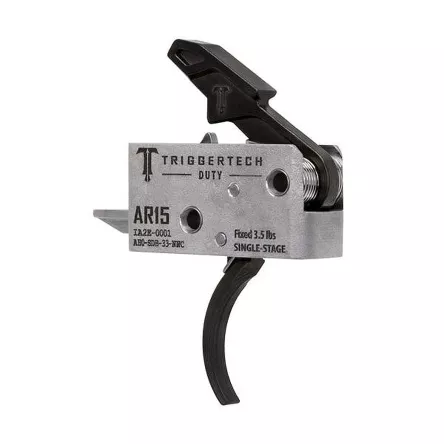 TRIGGERTECH AR15 Duty 3.5lbs PVD Black Curved – afgerond, enkelvoudig, afbeelding 2 van 5