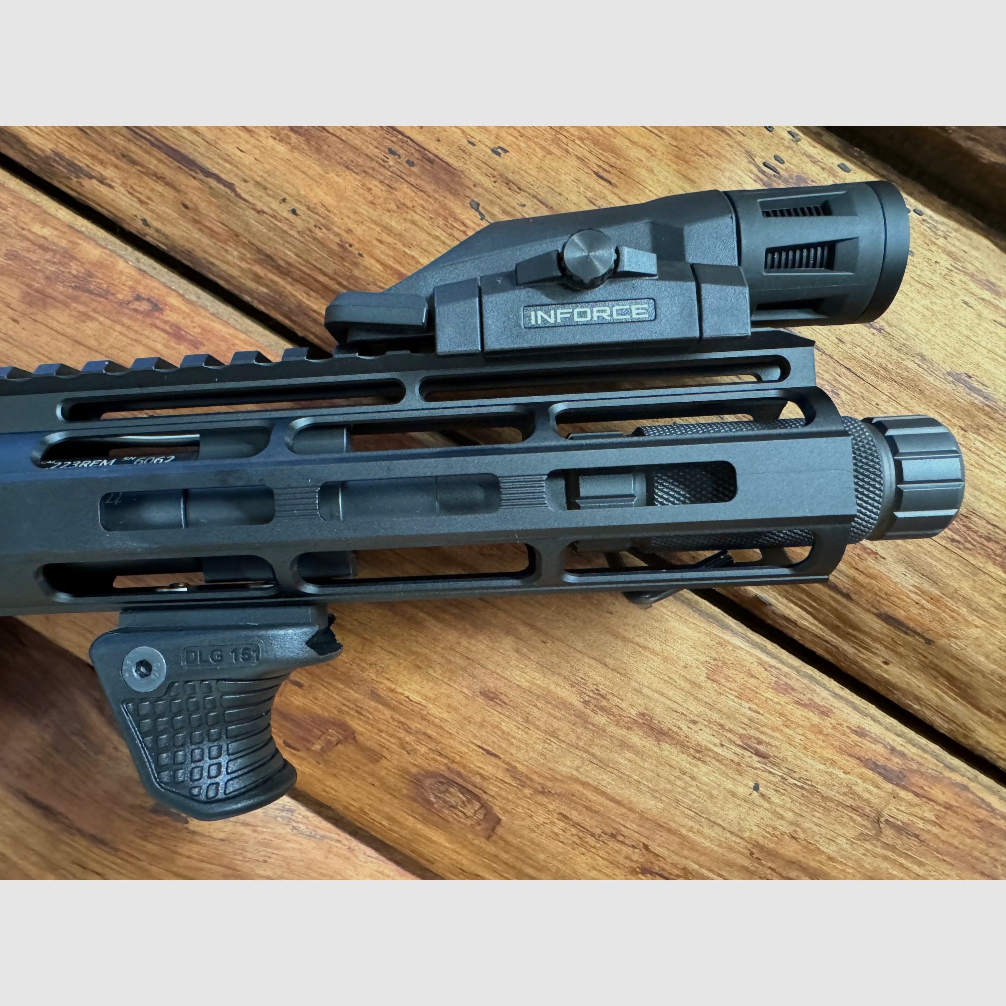 HERA ARMS 7.5 » 223 REM PACK MIT ROTEN DOT RITON UND INFORCE LAMPE, Bild 2 von 5