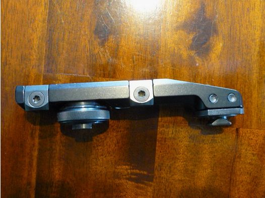 Brückenschwenkmontage  für Z-Ausenschiene   ( war auf einer Blaser-Waffe montieret )