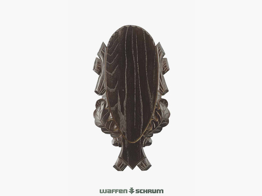 Eurohunt planche à bois de cerf 45x20cm chêne - foncé - sculpté dimensions extérieures 57x33cm