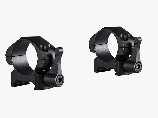 HAWKE 23010 Precision Steel Ring Mounts 25.4 mm 1" for Weaver Picatinny Low