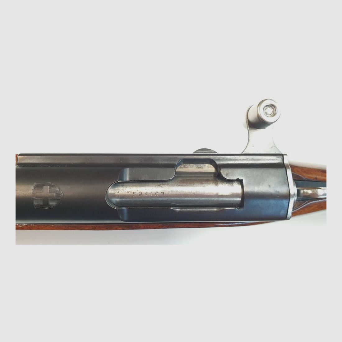 Waffenfabrik Bern Repetierbüchse Schweizer Schmidt Rubin K31 Kaliber 7,5x55swiss nummerngleich und überarbeitet, Bild 7 von 10