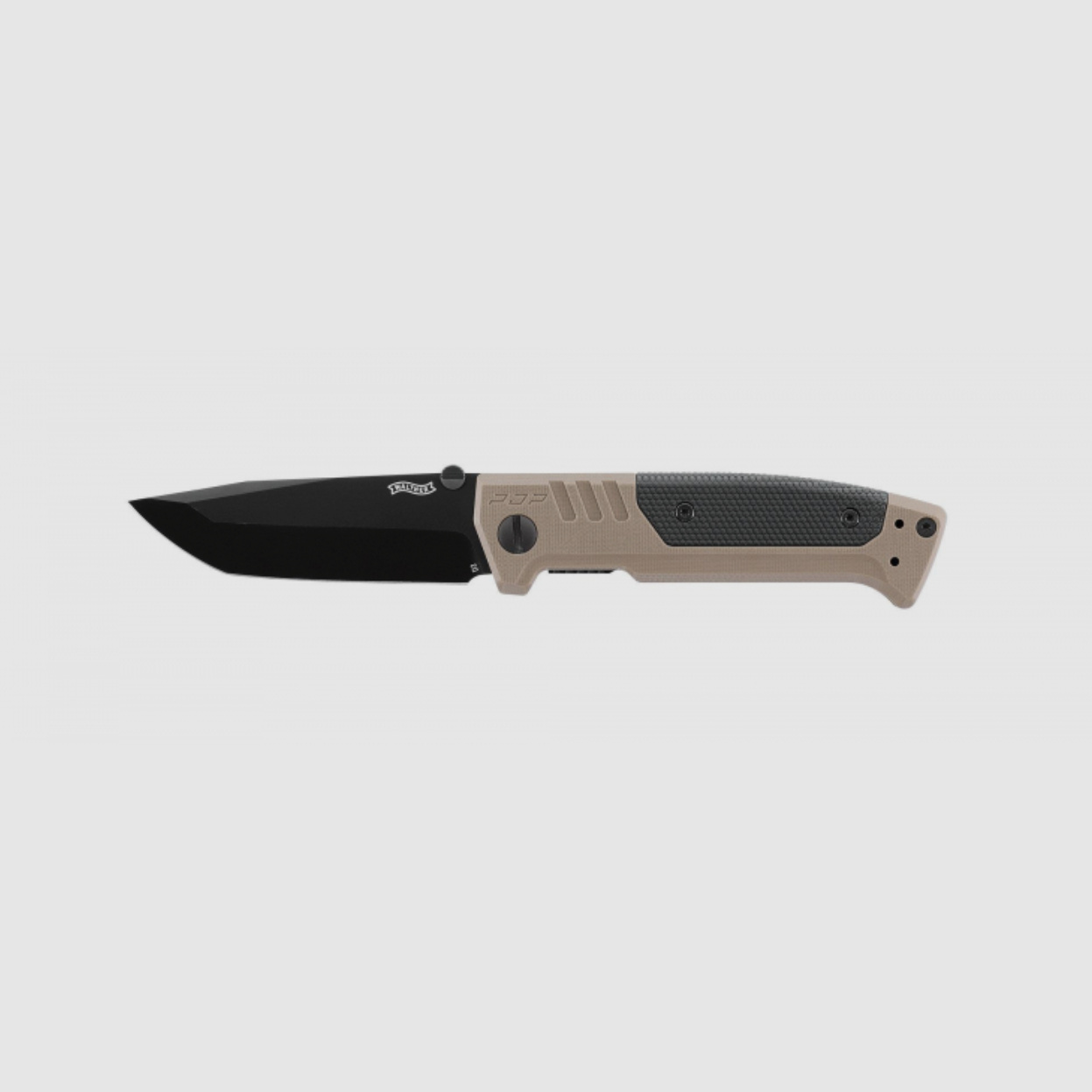 Umarex 5.0884 cuchillo Walther PDP Tanto plegable liso FDE