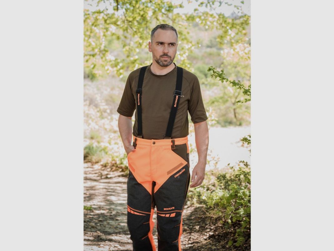 PANTALON SOMLYS INDESTRUCTOR GX ORANGE, imagen 3 de 4