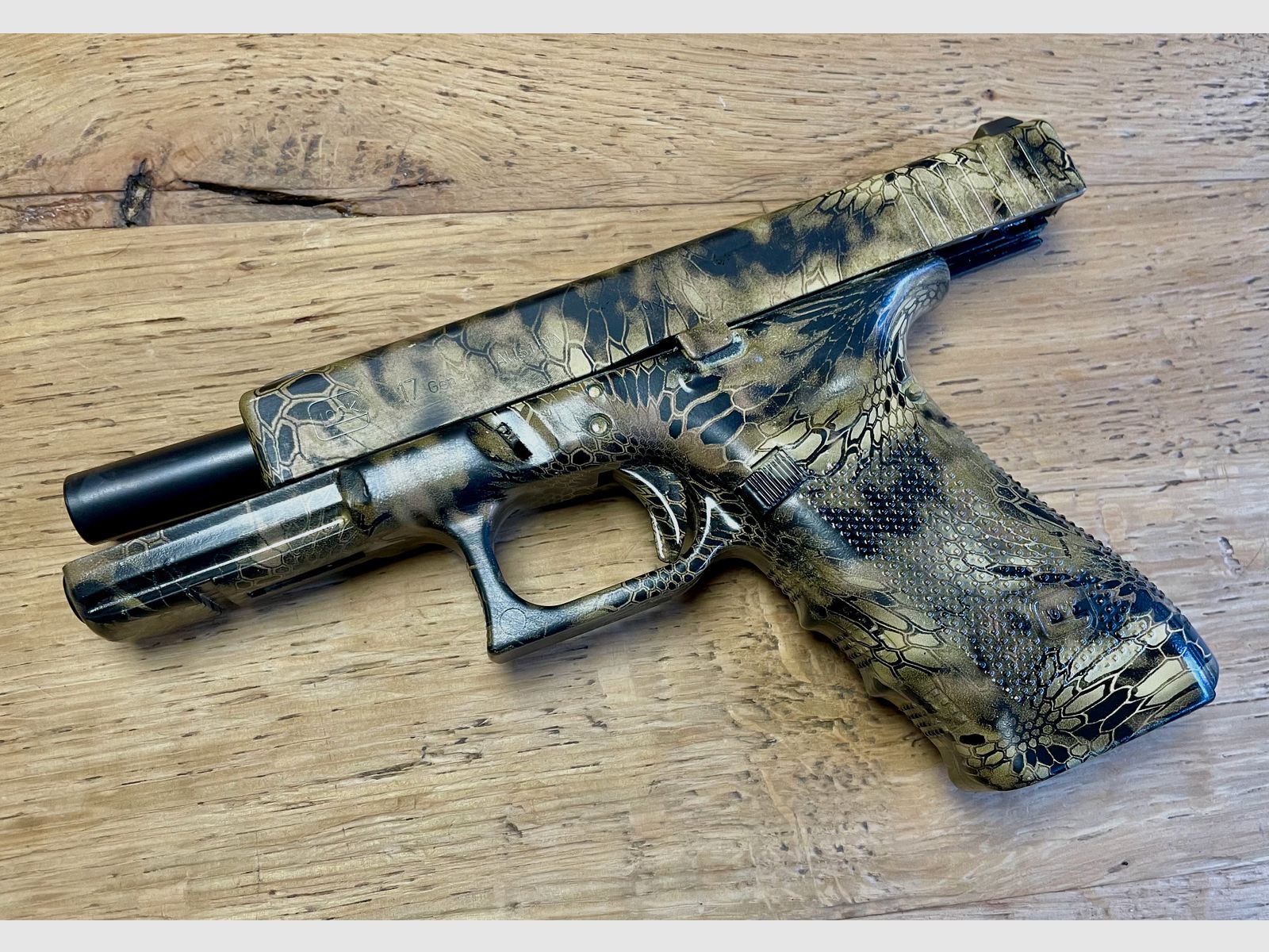 Customized Glock 17 Gen4 9mm Luger komplett set  - überarbeitet