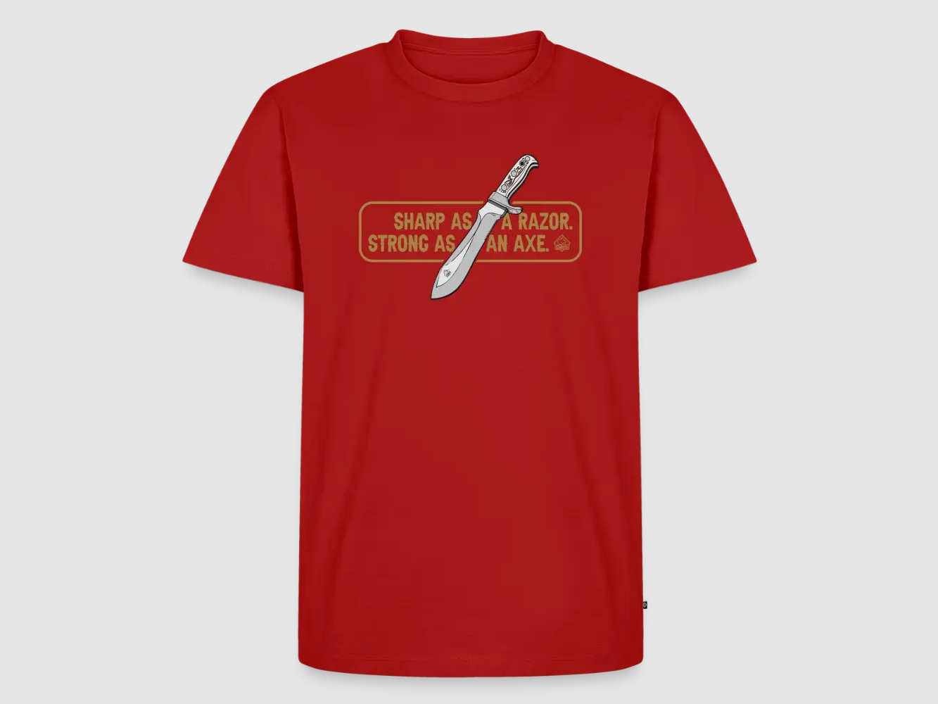 PUMA Men´s Premium T-Shirt "White Hunter Sharp & Strong"