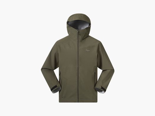Bergans Essentials 2.5L Shell Jacket Men Dark Green Mud M