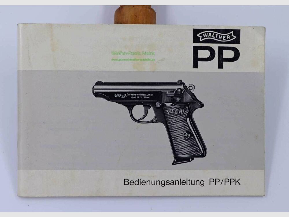 Walther - Ulm Mode d'emploi, Mod. PP original