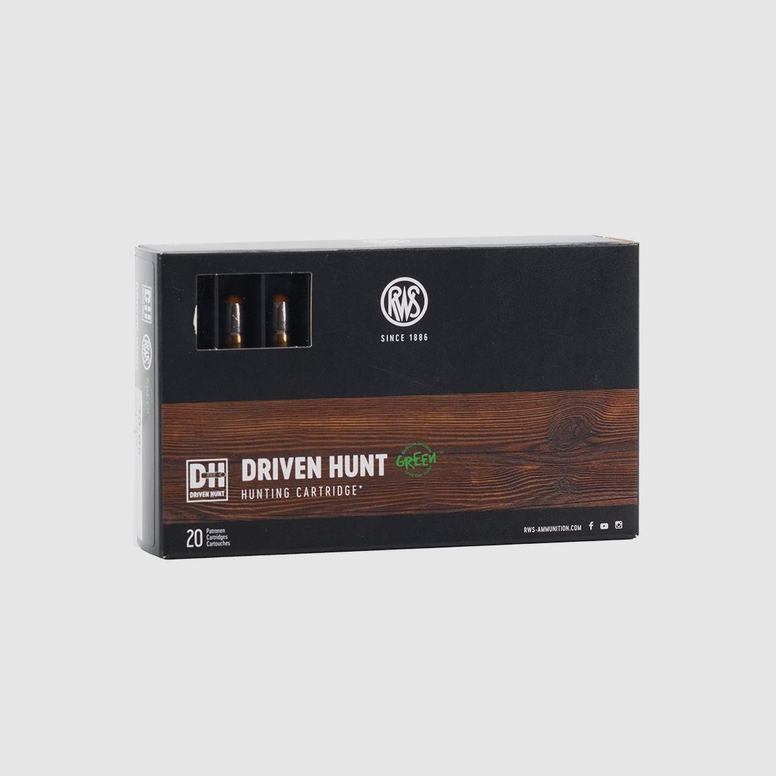 RWS .30-06 D-HUNT 10,7G/165GR Büchsenpatronen Bleifrei