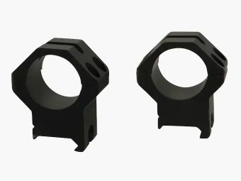 Anillos Weaver Tactical de 4 agujeros estilo Picatinny negro mate 30mm extra alto, BH 15,49mm