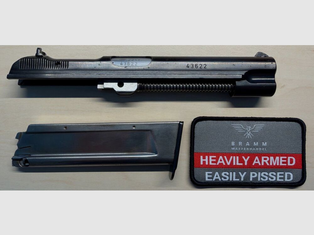 SIG P210-6 mit Wechselsystem .22lr und Austauschlauf 7,65mm, Bild 3 von 9